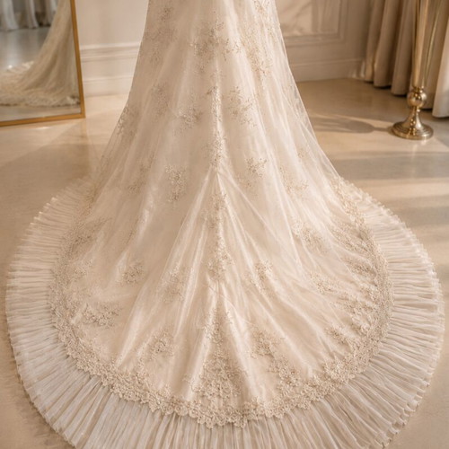 Demetrios Couture luxury ivory bridal gown size M 38 new