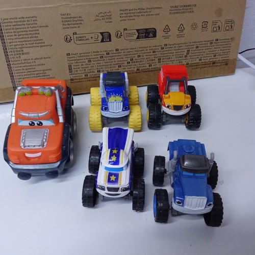 Monster Trucks set of 5 used from Blaze and the Monster Machines