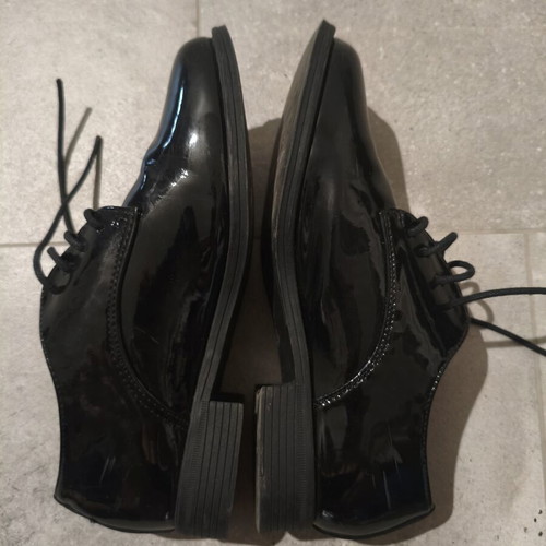 Esmara Oxford shoes black patent leather like new, size 37