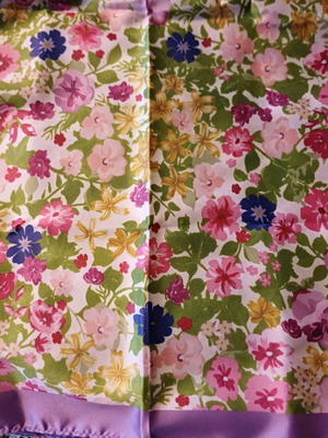 Silk texture scarf new multicolored