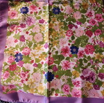 Silk texture scarf new multicolored