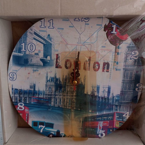 Ρολόι τοίχου London Vintage καινούργιο, αναλογικό