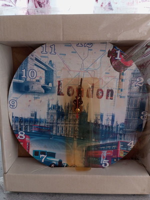 London Vintage Wall Clock new, analog