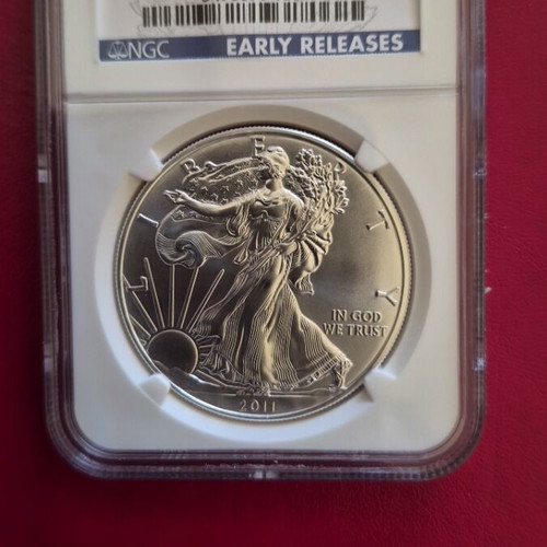 2011 American Silver Eagle 25th Anniversary MS 69 coin