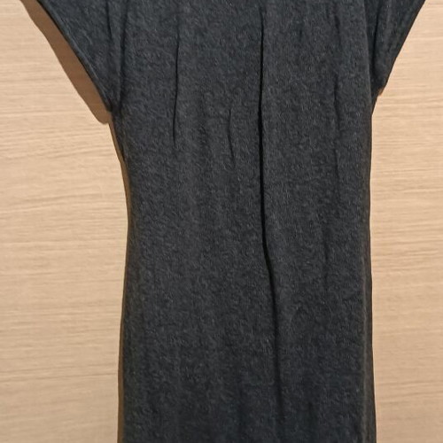 H&M Mama knitted long top tunic size L like new, dark grey with ethnic design