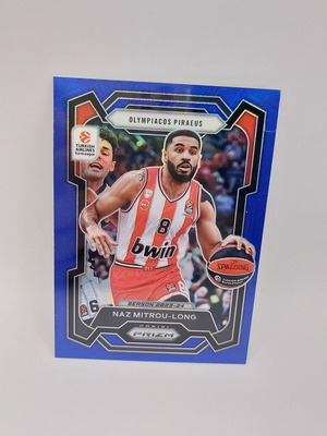 2023-24 Euroleague Prizm Naz Mitrou-Long blue σαν καινούργιο