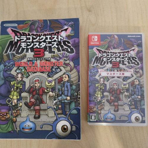 Dragon Quest Monsters 3 Nintendo Switch like new with collectible strategy guide