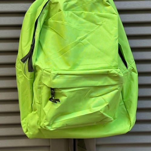School bag like new, light green