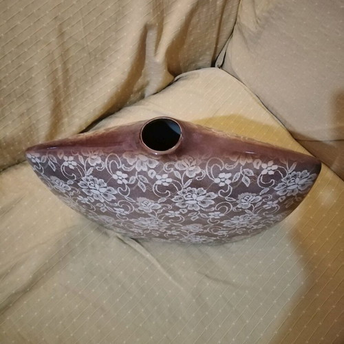 Porcelain decorative vase in gondola shape, 1990s