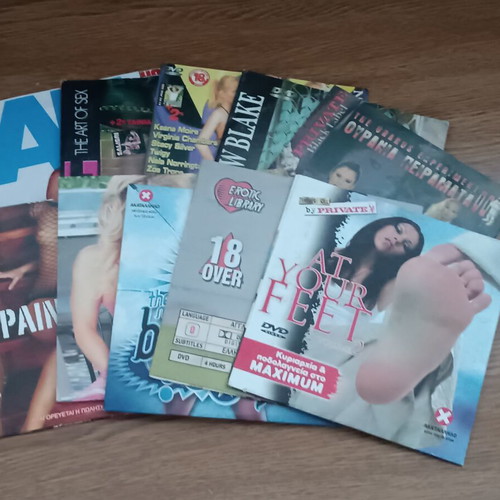 Erotic movies DVD set, 10 films