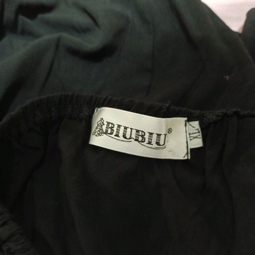 One-piece shorts with tail like new, black, size XL