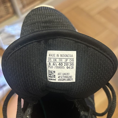 Adidas Boost Sneakers like new, black, size 40