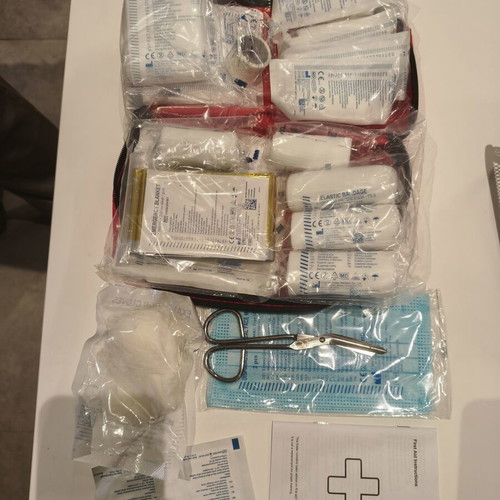 First Aid Kit new, compliant with European law for vehicles