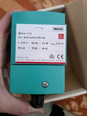 Wilo Star Z 15 circulation pump new