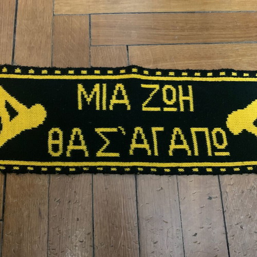 AEK scarf 90s used, official replica