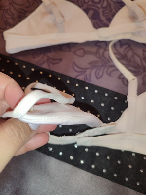 Minerva Teen Triangle Bras like new, cotton, size 65B