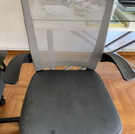@Work Office Chairs pack of 2 used, mesh back, adjustable height