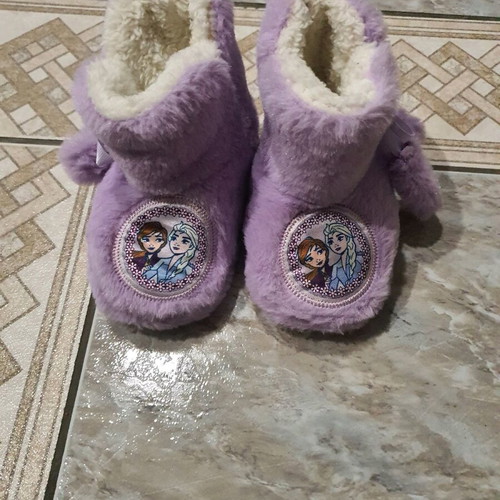 Παντόφλες μποτάκι Disney Frozen για κορίτσι νούμερο 24 σαν καινούργιο, μωβ