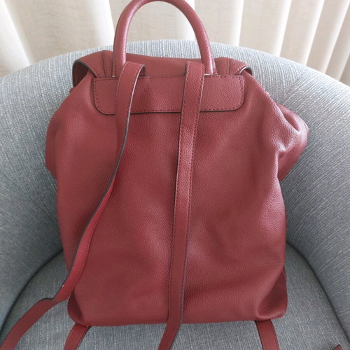 Guess backpack burgundy like new with minor handle wear