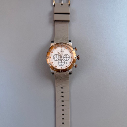 Vogue women's watch like new, beige and brown