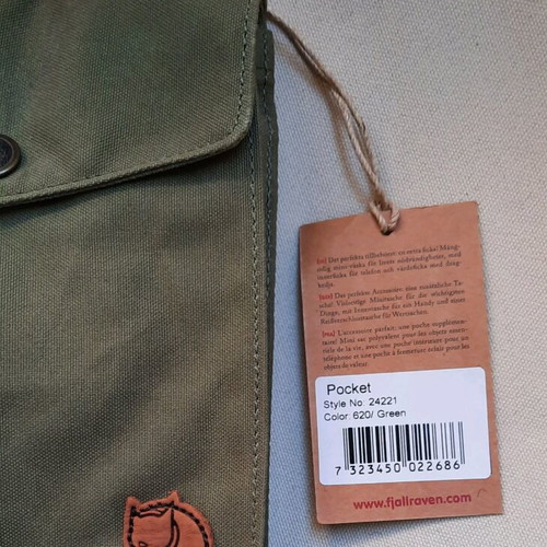 Fjallraven Pocket G1000 shoulder bag new khaki