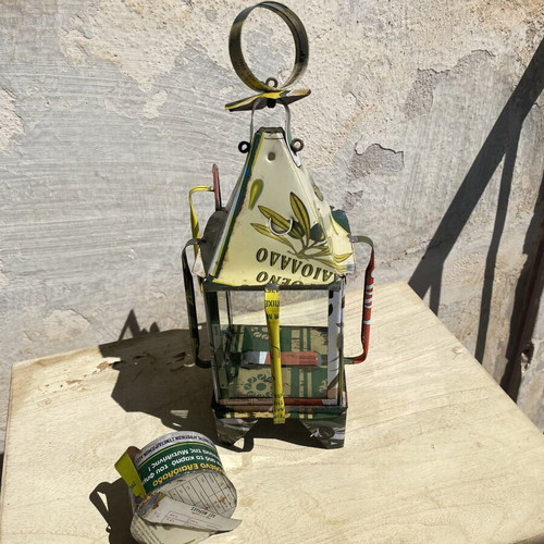 Pop Art Lantern Greek Oil Lantern like new