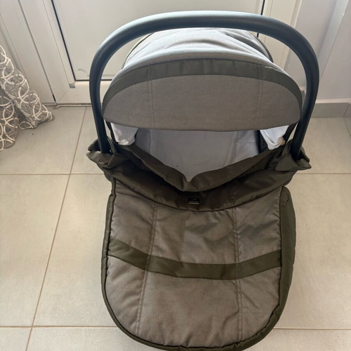CAM Trio System 3 in 1 stroller, egg car seat and carrycot used