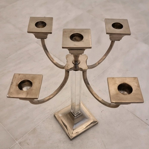Candelabra 5-Position Used with Metal Base and Crystal Stem
