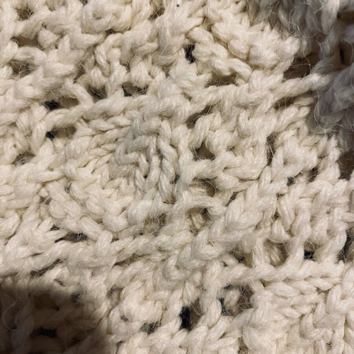 MANGO knitted sweater like new, size S/M, white