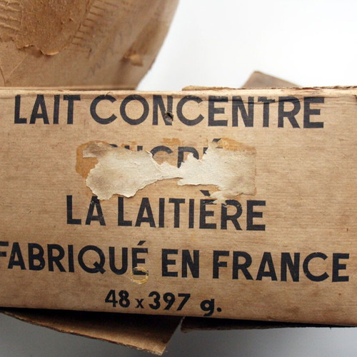 Vintage Nestlé Greek Milk Carton 50's 60's Made in France