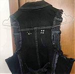  Γιλέκο jeans μαύρο medium-large Tally Weijl