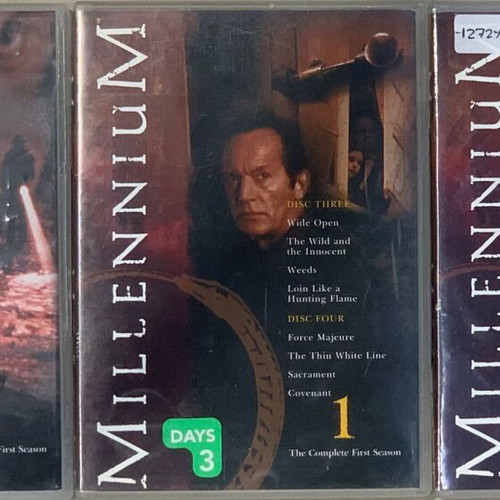 Millennium DVD used, complete first season with subtitles