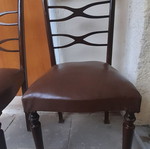 Vintage dining chairs used, set of 5 pieces