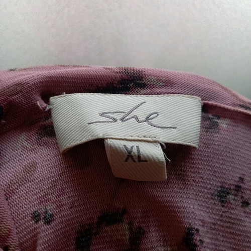 Pink tulle blouse like new, size XL