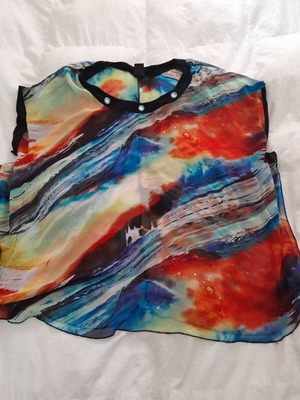 Transparent blouse like new XL