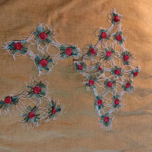 Antique crochet set unused