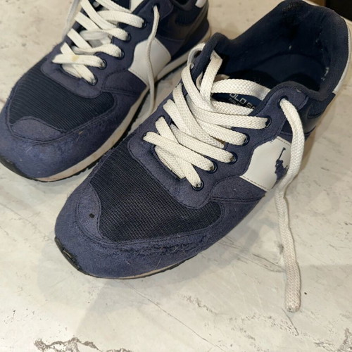 Polo Ralph Lauren Slaton Pony sneakers size 43, like new, beige and blue
