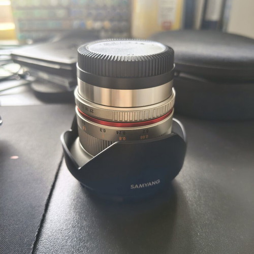 Fujifilm XT-200 camera body with Samyang 12mm f/2.0 NCS lens