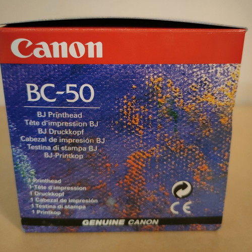 Canon BC-50 BJC 8200 printhead new sealed pack