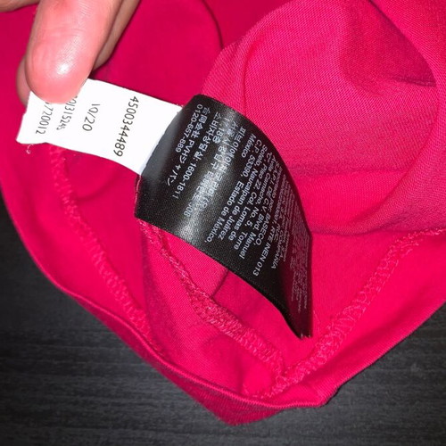 Calvin Klein Jeans short-sleeve shirt like new, red pink XL