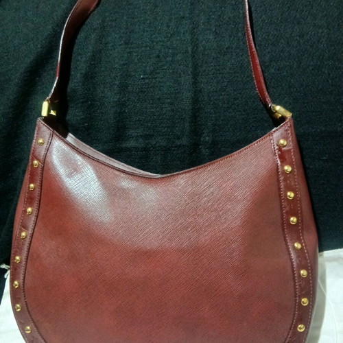 Rocco Barocco women's shoulder bag, burgundy