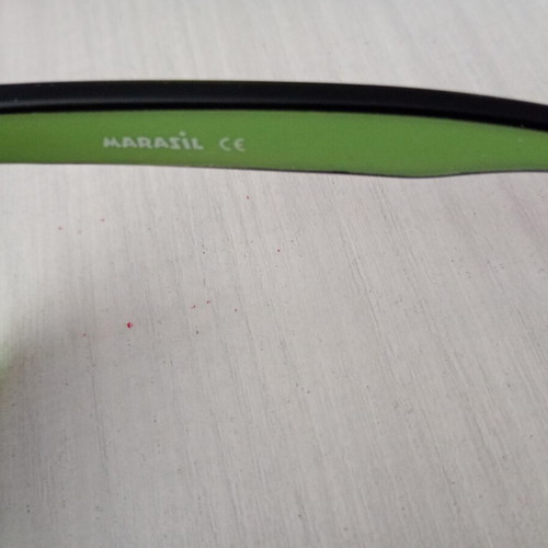 Marasil MR436 children's green butterfly sunglasses with case
