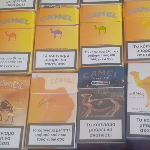 Camel empty hard cigarette packs like new, pack of 21