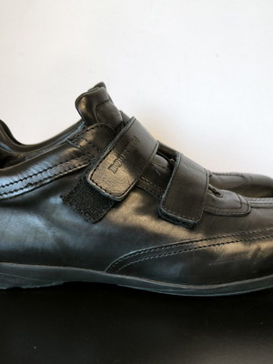 Docksteps men's black leather shoes size 44 like new