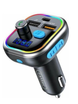 Earldom FM Transmitter car with Bluetooth, USB, Type-C new - 6910