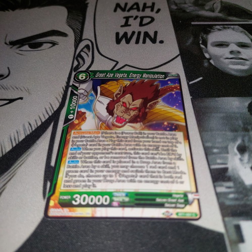 Great Ape Vegeta Energy Manipulation card like new