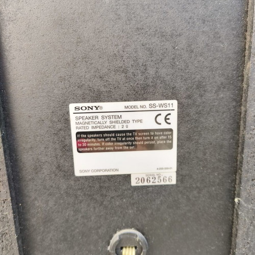 Sony speaker set used