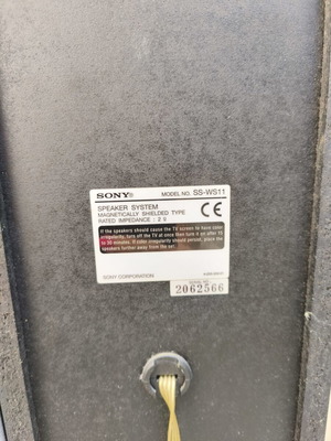 Sony speaker set used