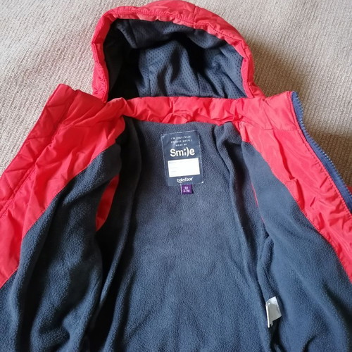 Babyface warm jacket with hood for 4-7 months like new