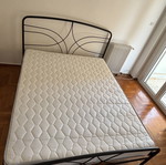 Double bed with mattress, like new